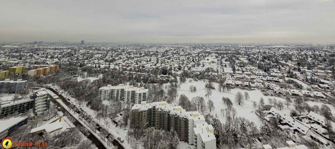 04.12.2021 - Karl-Marx-Ring und Marx-Zentrum in Neuperlach